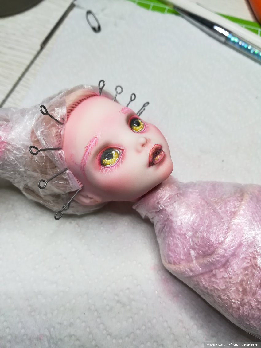 Крылатые дети заката — ООАК Monster High и Ever After High: репейнт (фото 8)