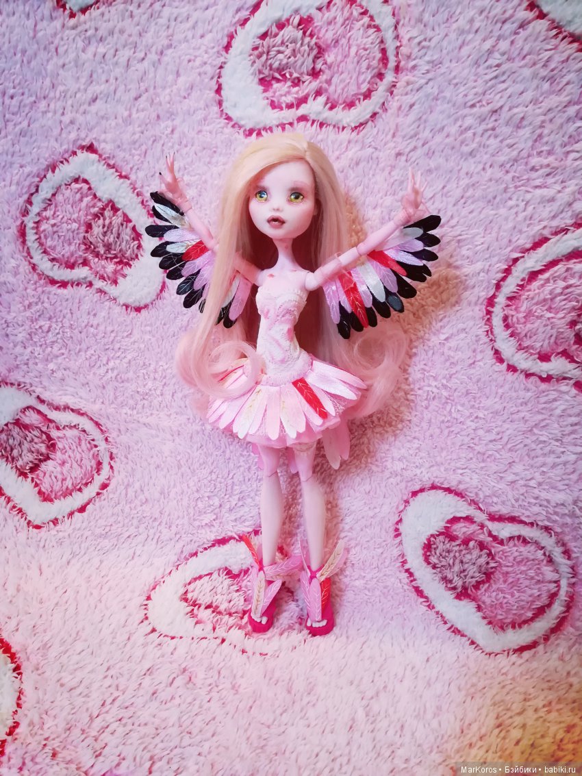 Крылатые дети заката — ООАК Monster High и Ever After High: репейнт