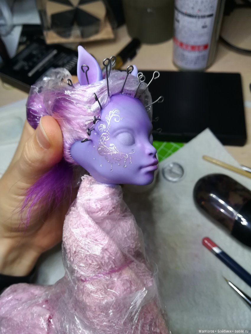 Крылатые дети заката — ООАК Monster High и Ever After High: репейнт