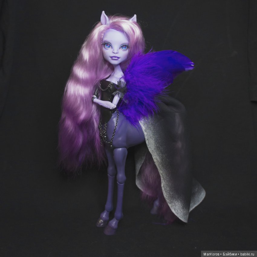 Крылатые дети заката — ООАК Monster High и Ever After High: репейнт