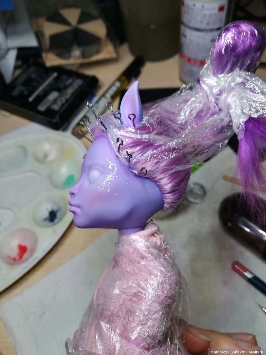 Крылатые дети заката — ООАК Monster High и Ever After High: репейнт