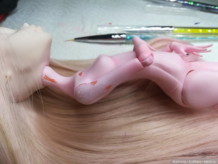 Крылатые дети заката — ООАК Monster High и Ever After High: репейнт (фото 6)