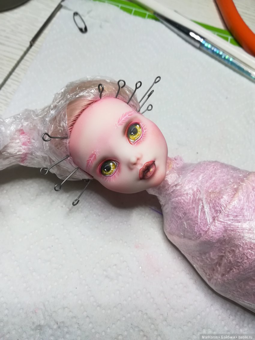 Крылатые дети заката — ООАК Monster High и Ever After High: репейнт (фото 9)