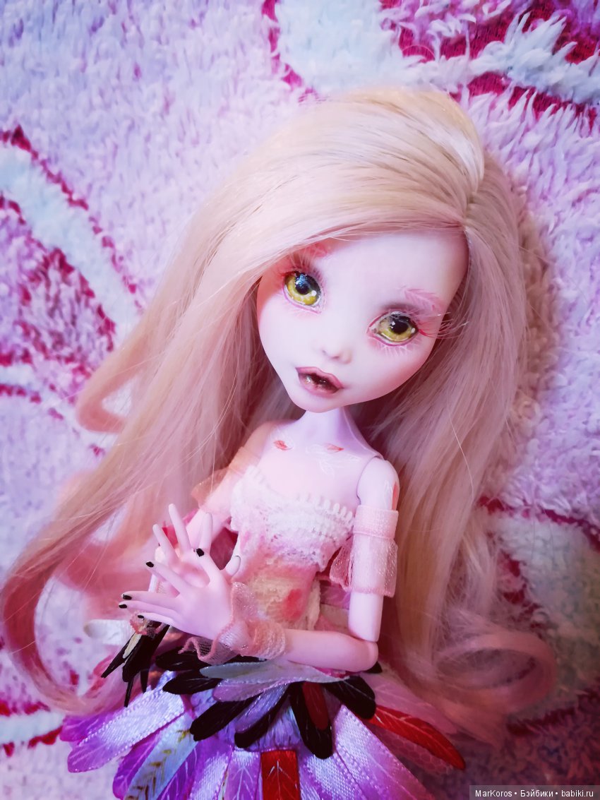 Крылатые дети заката — ООАК Monster High и Ever After High: репейнт