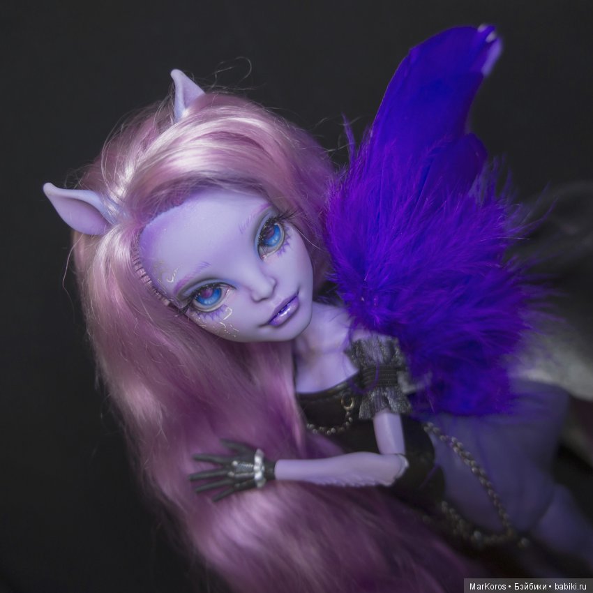 Крылатые дети заката — ООАК Monster High и Ever After High: репейнт