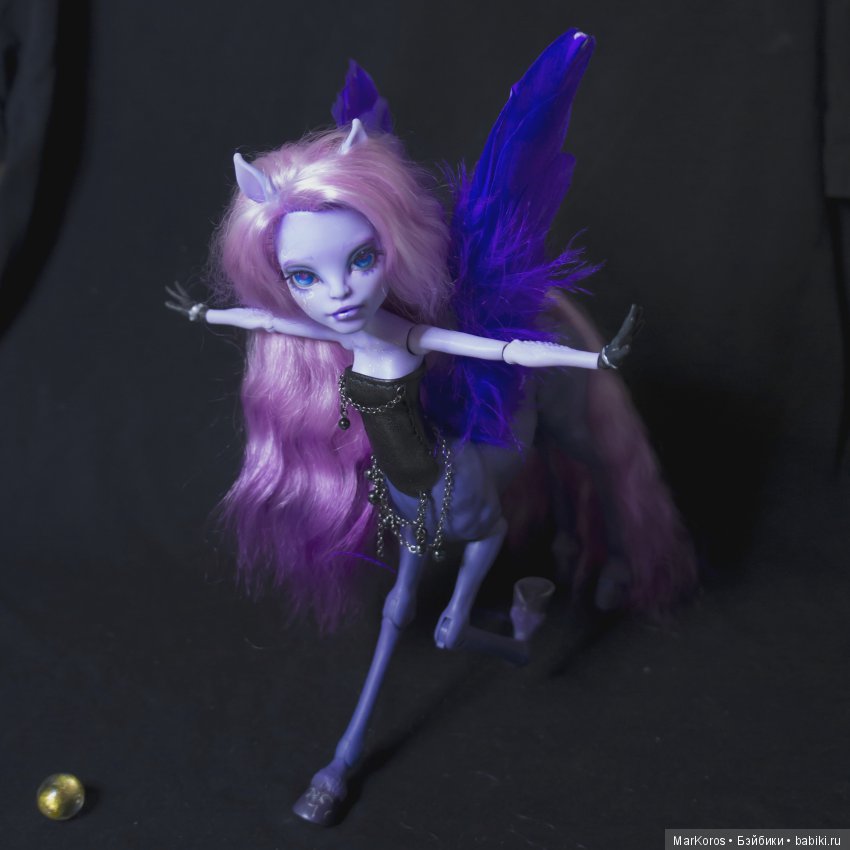 Крылатые дети заката — ООАК Monster High и Ever After High: репейнт