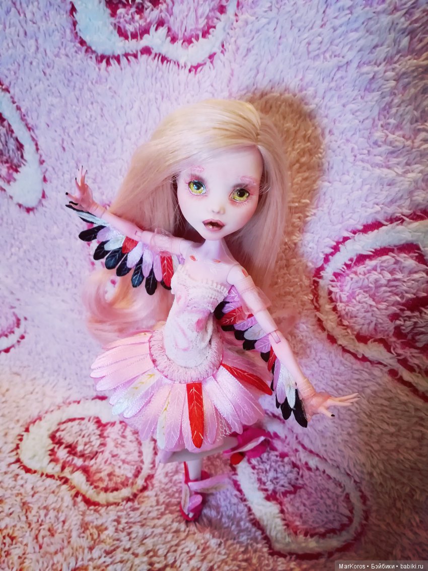 Крылатые дети заката — ООАК Monster High и Ever After High: репейнт