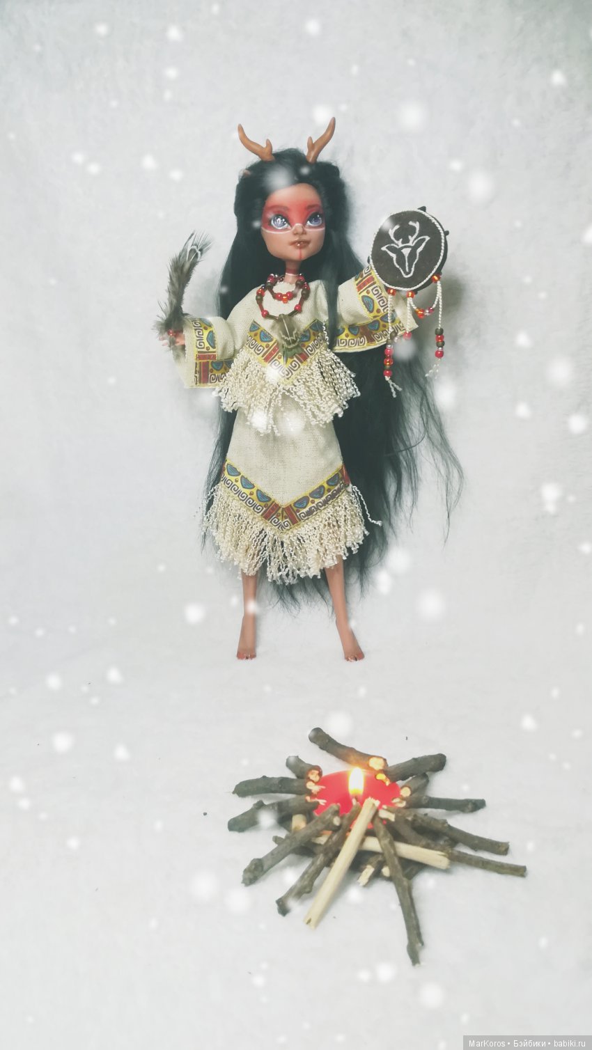 Умчи меня олень — ООАК Monster High и Ever After High: репейнт (фото 6)