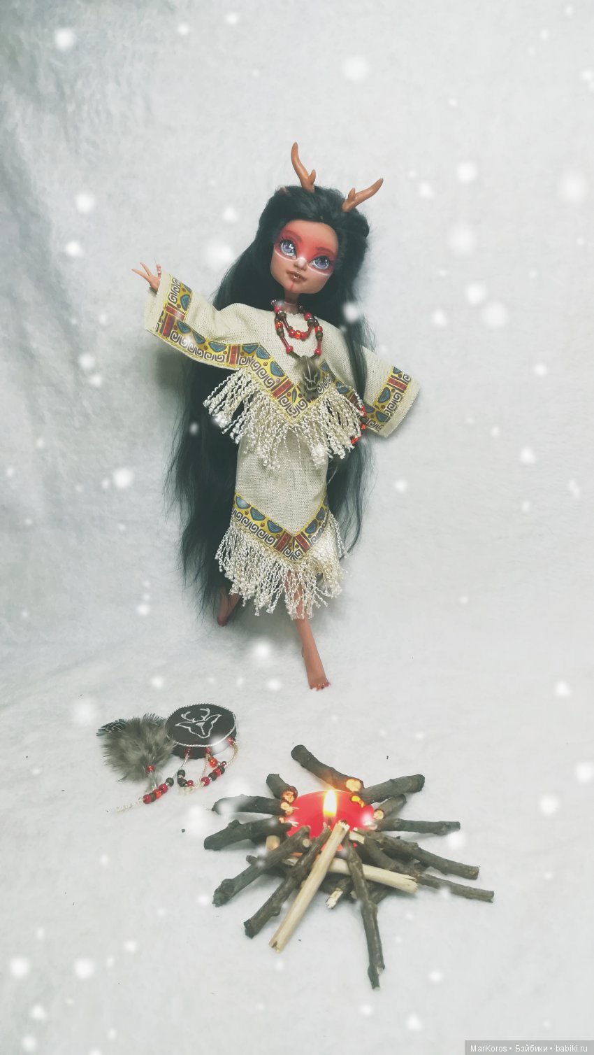 Умчи меня олень — ООАК Monster High и Ever After High: репейнт (фото 7)