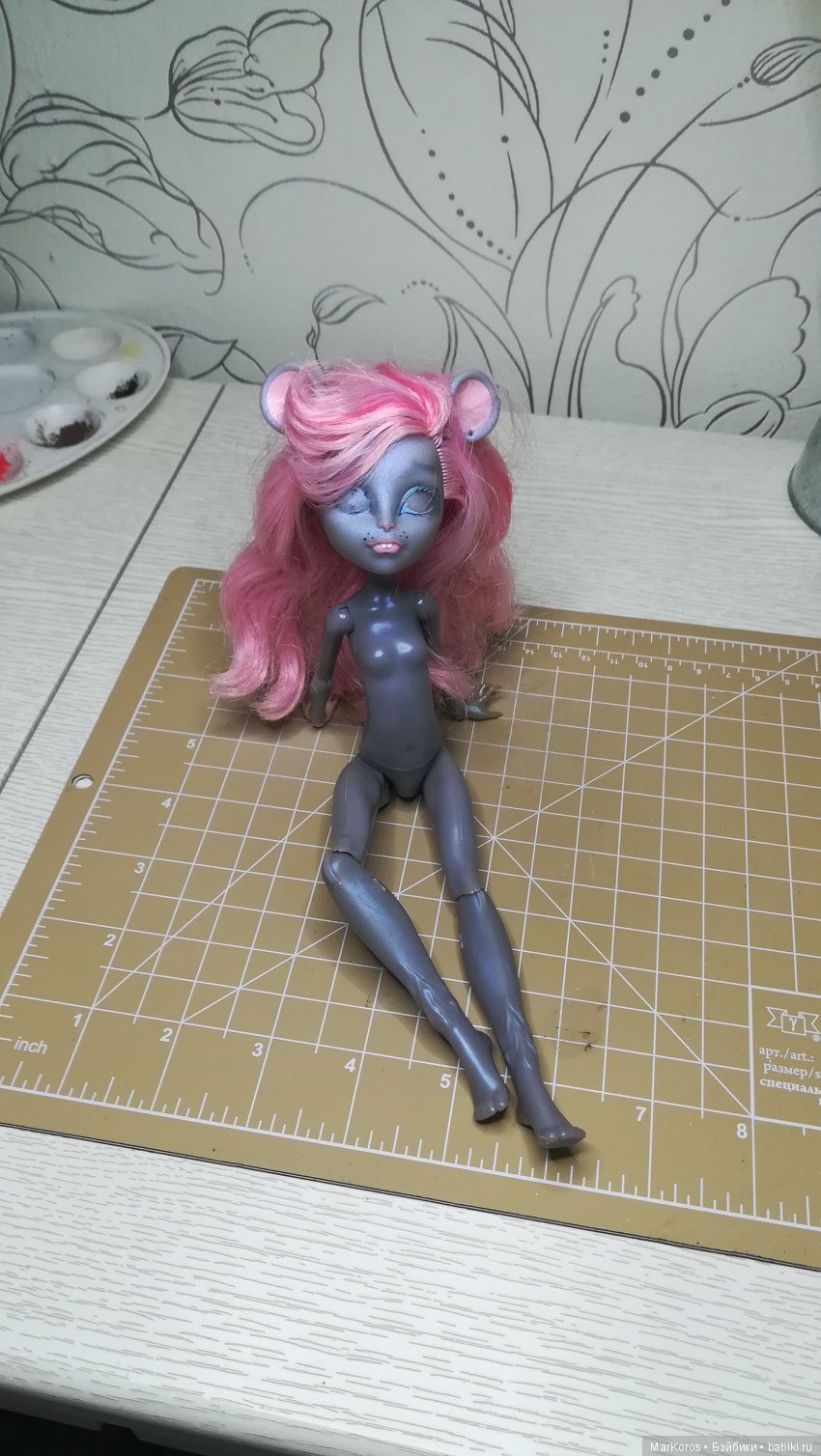 Мышка-мишка — ООАК Monster High и Ever After High: репейнт (фото 3)