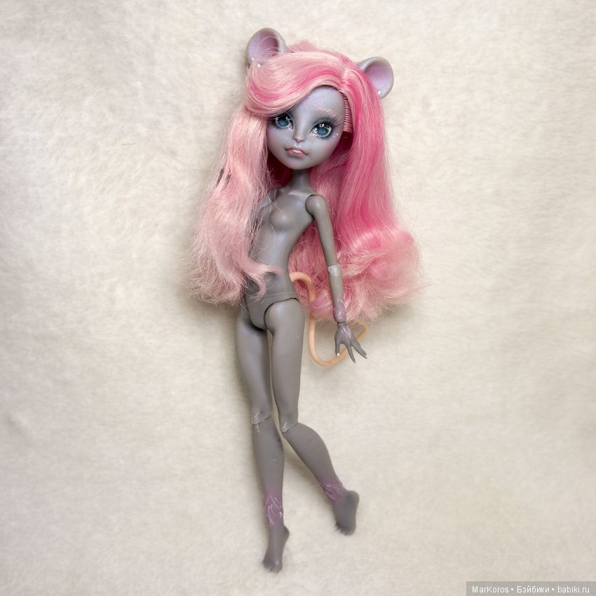 Мышка-мишка — ООАК Monster High и Ever After High: репейнт (фото 9)