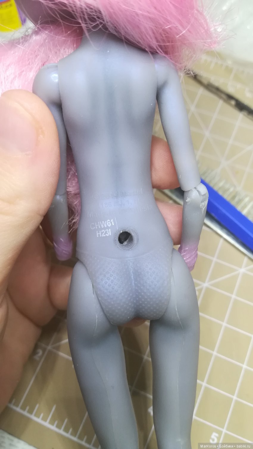 Мышка-мишка — ООАК Monster High и Ever After High: репейнт (фото 5)