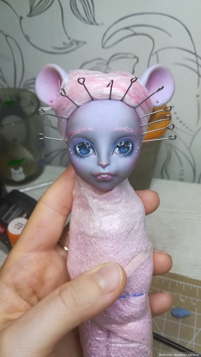 Мышка-мишка — ООАК Monster High и Ever After High: репейнт (фото 4)