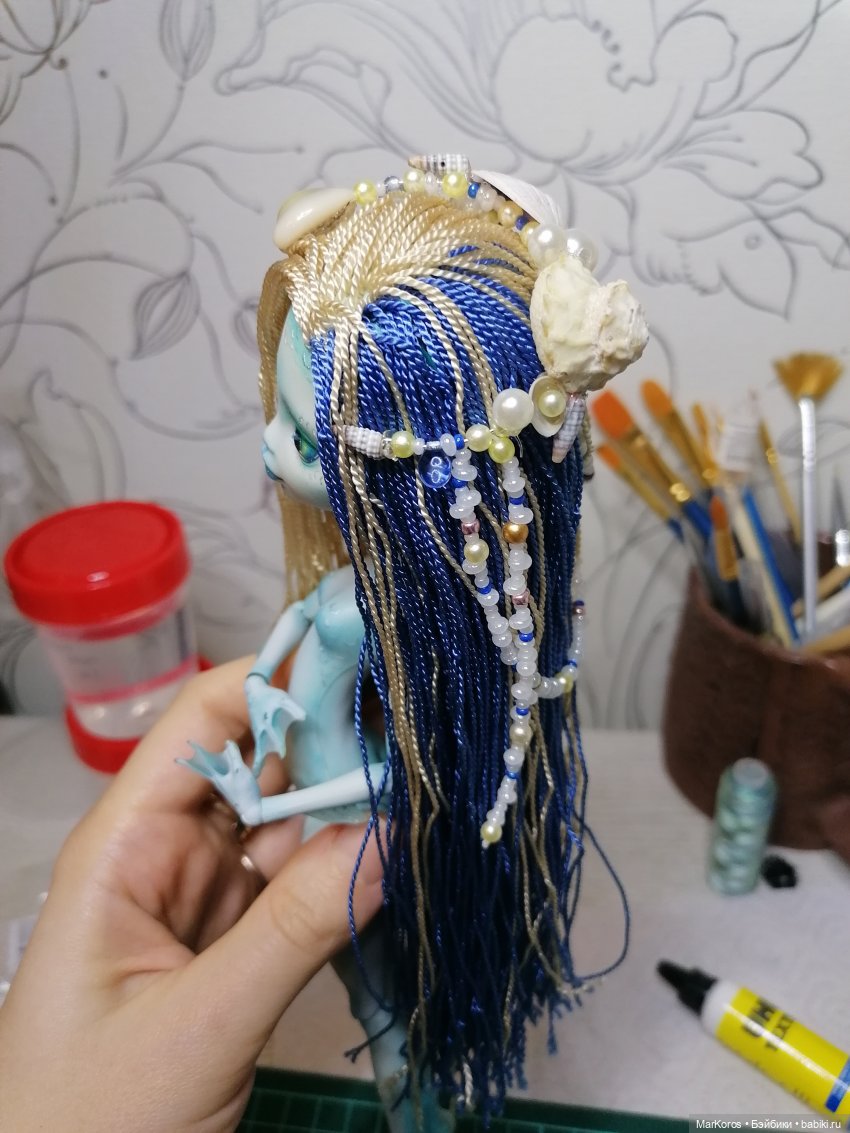 Ловись, ловись рыбка — ООАК Monster High и Ever After High: репейнт