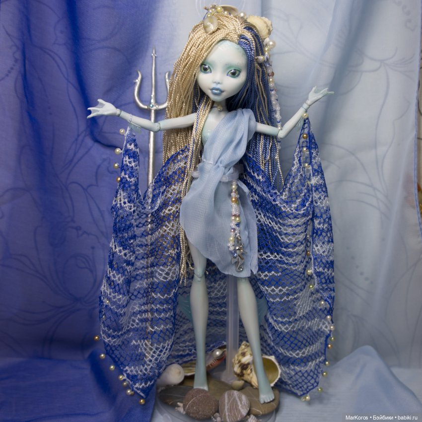 Ловись, ловись рыбка — ООАК Monster High и Ever After High: репейнт