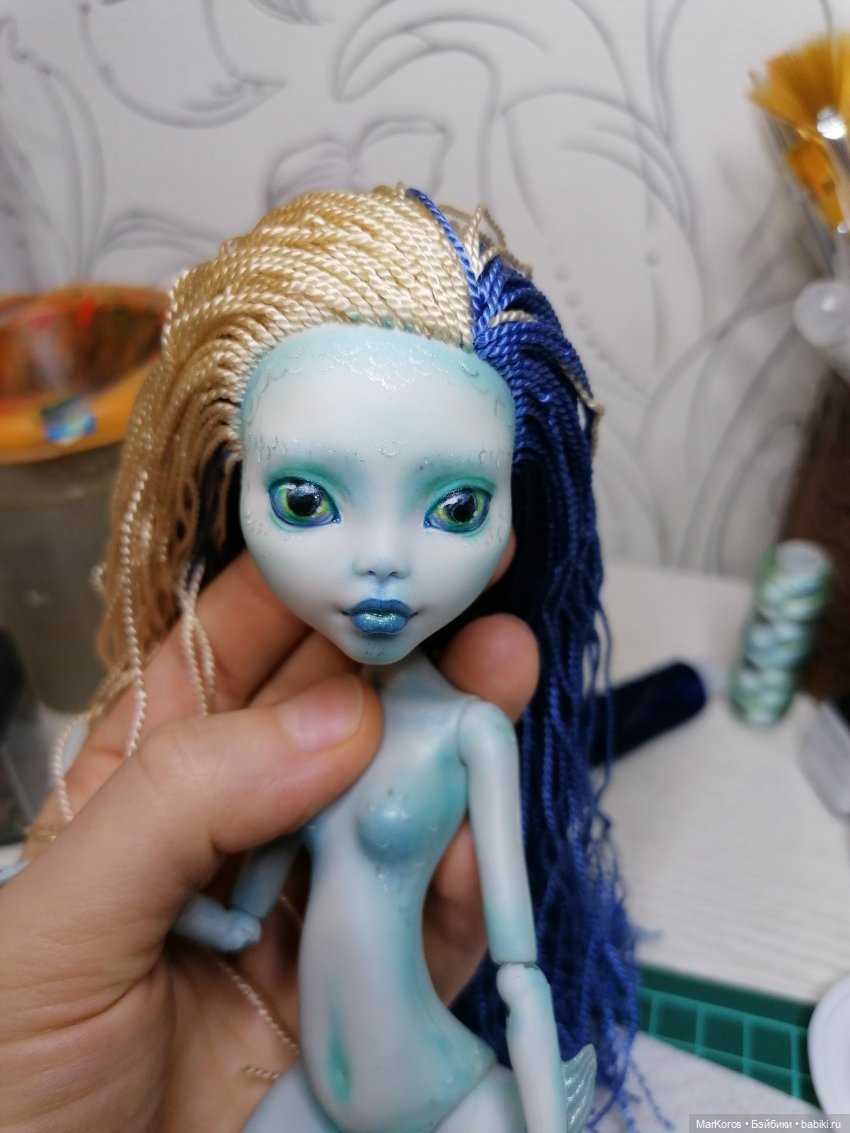 Ловись, ловись рыбка — ООАК Monster High и Ever After High: репейнт (фото 10)