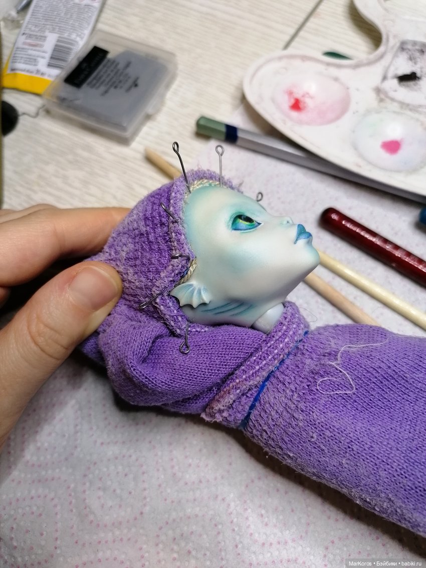 Ловись, ловись рыбка — ООАК Monster High и Ever After High: репейнт (фото 9)