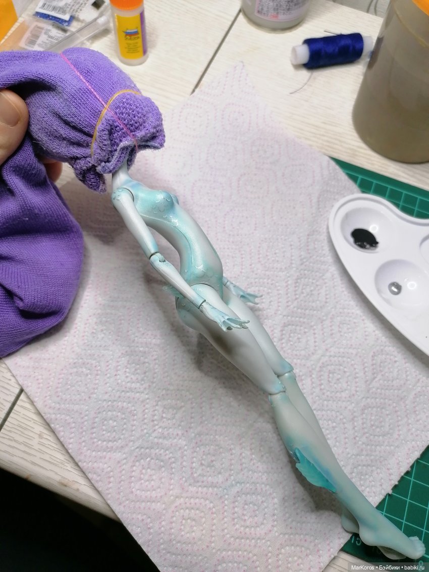 Ловись, ловись рыбка — ООАК Monster High и Ever After High: репейнт (фото 5)