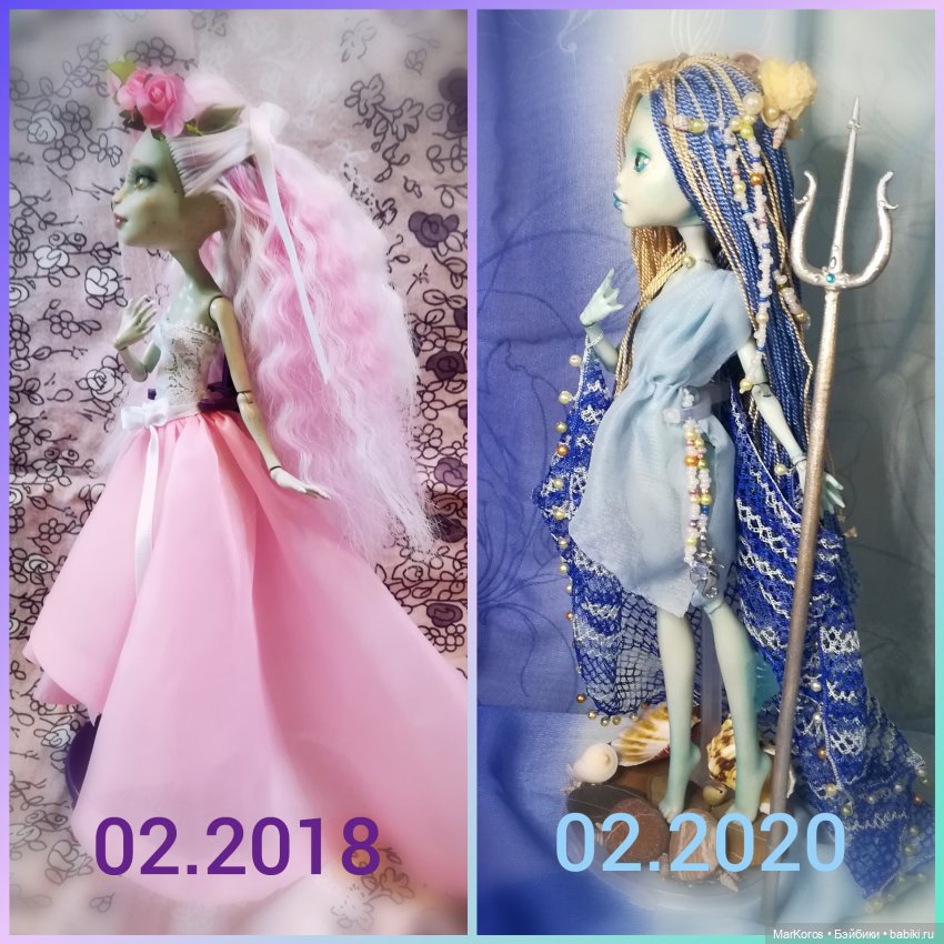 Ловись, ловись рыбка — ООАК Monster High и Ever After High: репейнт