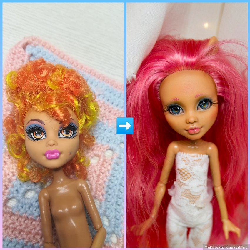 Память девичья — ООАК Monster High и Ever After High: репейнт