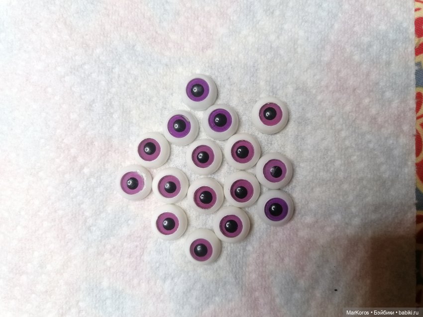 Меняем цвет родным глазками Баболи