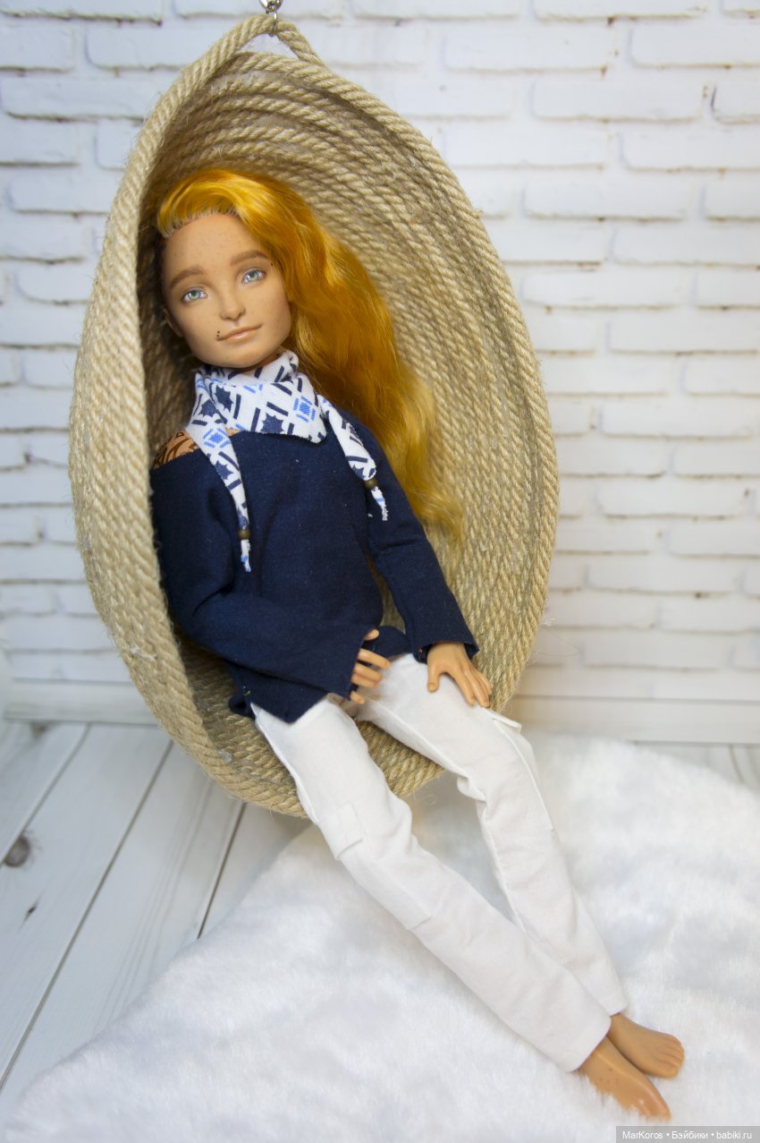 Рыжий, рыжий, конопатый — ООАК Monster High и Ever After High: репейнт (фото 2)