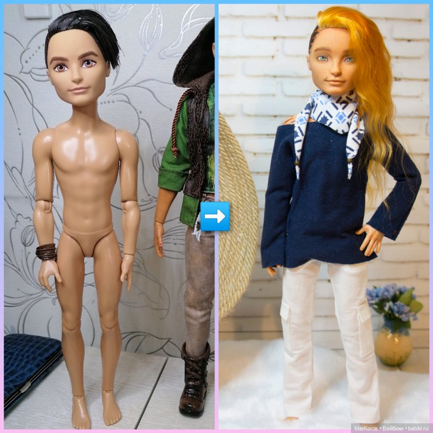 Рыжий, рыжий, конопатый — ООАК Monster High и Ever After High: репейнт