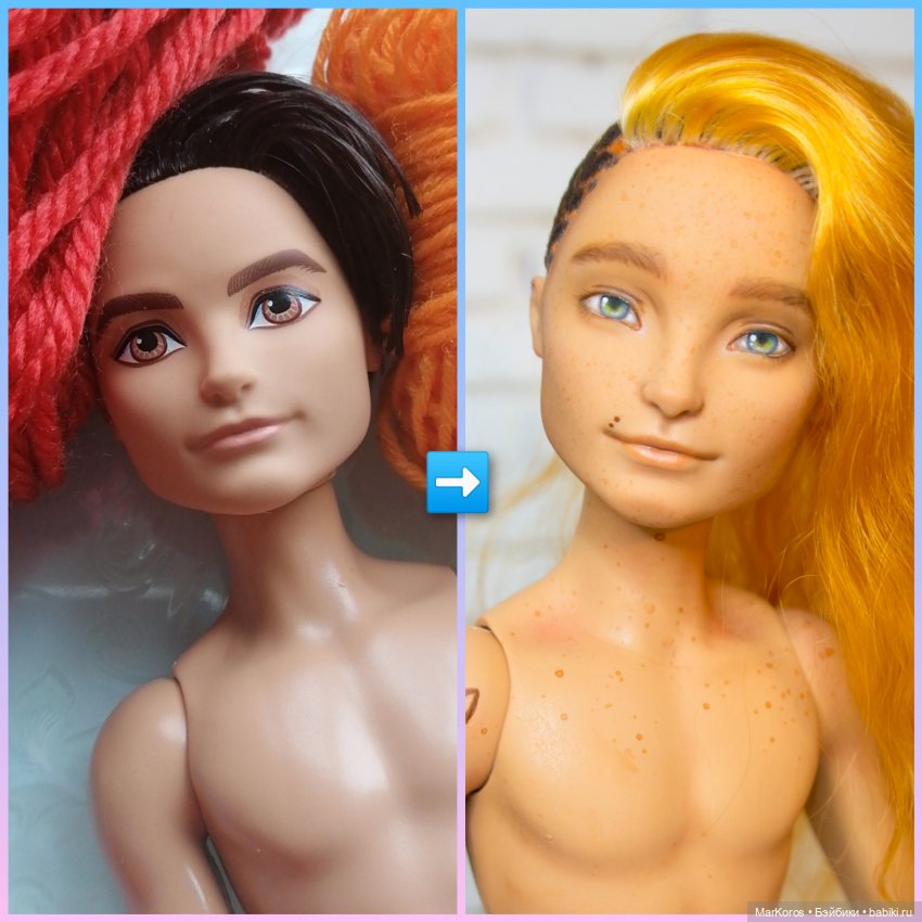 Рыжий, рыжий, конопатый — ООАК Monster High и Ever After High: репейнт