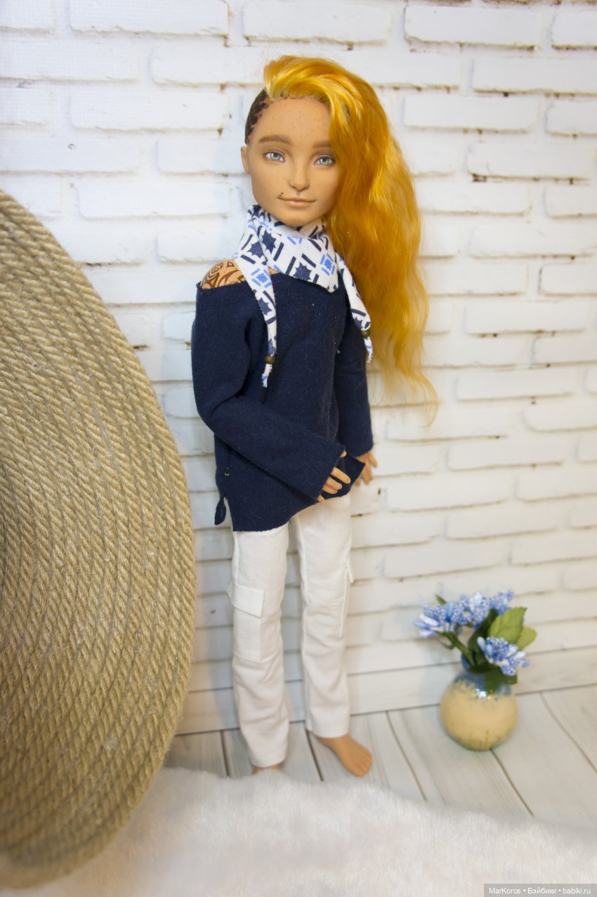 Рыжий, рыжий, конопатый — ООАК Monster High и Ever After High: репейнт (фото 3)