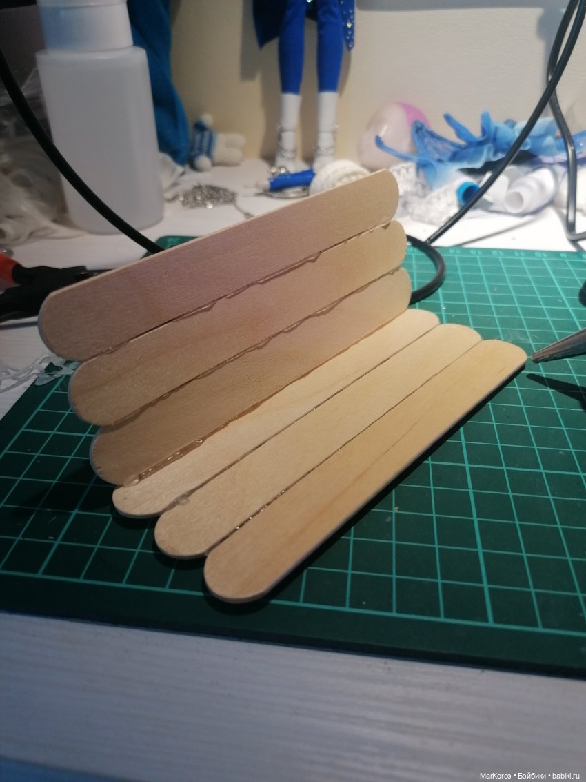 Делаем качели из кашпо — Мебель для кукол и домиков: фото (фото 9)