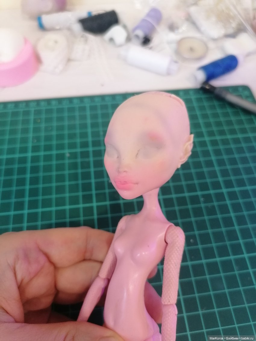 Поломанные жизнью. ООАК в смешанной технике. Часть 3 (фото 5)