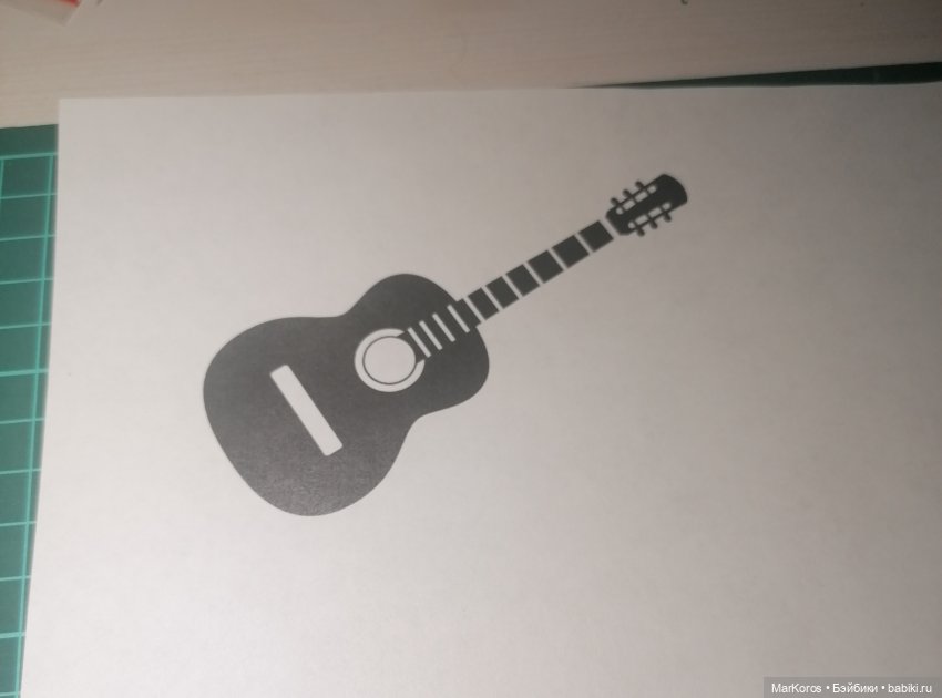 ООАК и МК по изготовлению гитары (фото 5)