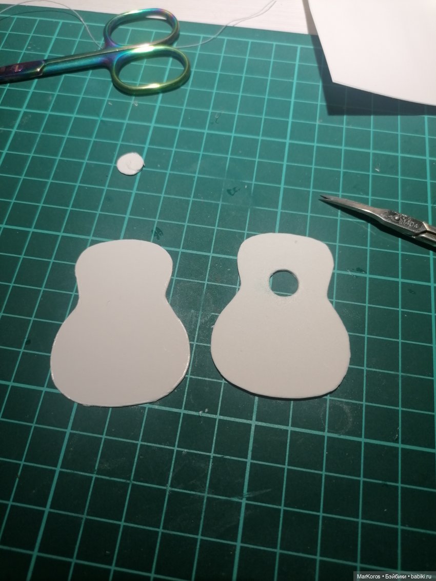 ООАК и МК по изготовлению гитары (фото 7)