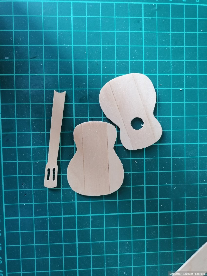 ООАК и МК по изготовлению гитары