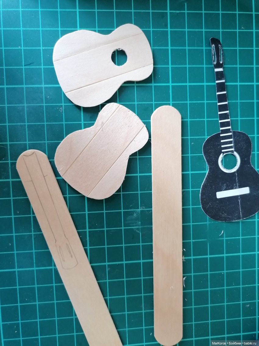 ООАК и МК по изготовлению гитары