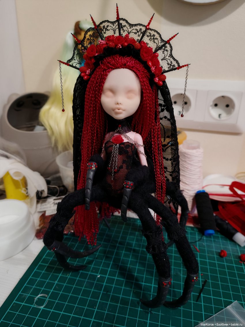 ООАК в смешанной технике. Арахна