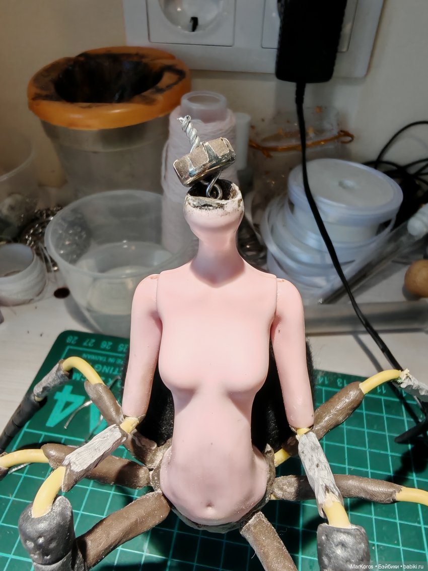 ООАК в смешанной технике. Арахна