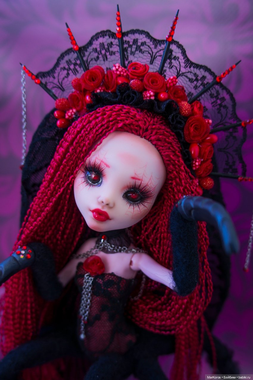 ООАК в смешанной технике. Арахна