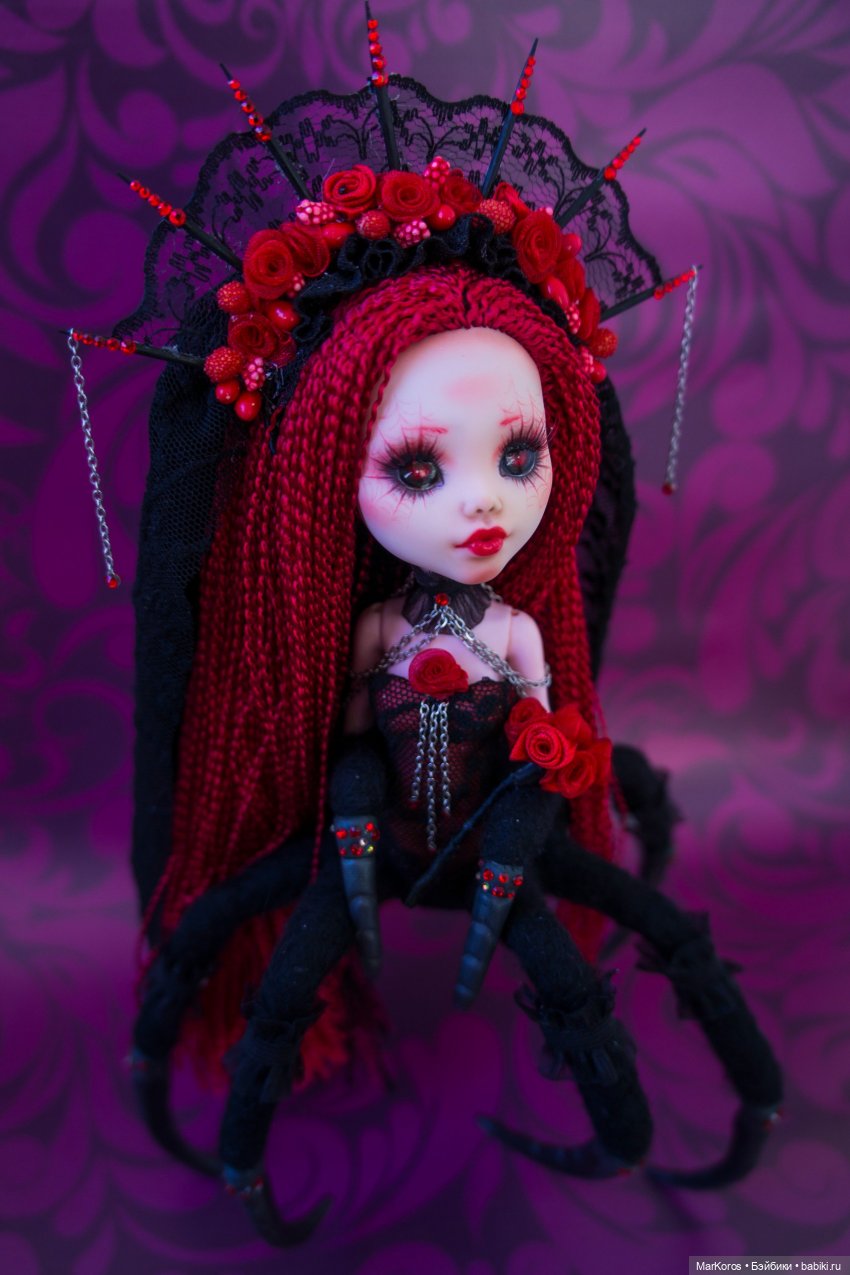 ООАК в смешанной технике. Арахна