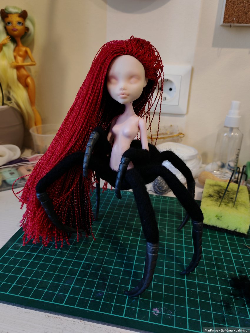 ООАК в смешанной технике. Арахна