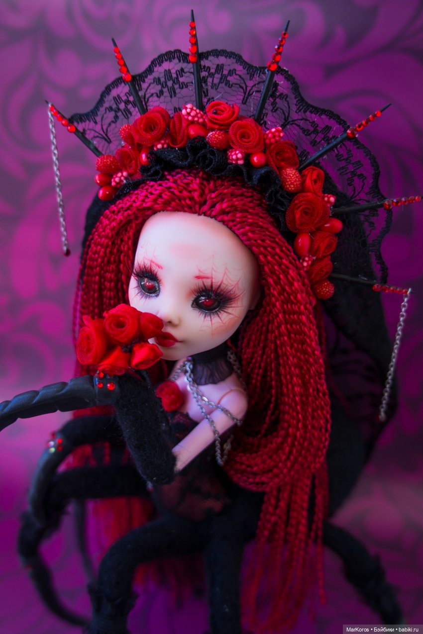 ООАК в смешанной технике. Арахна