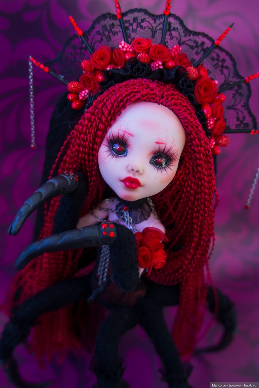 ООАК в смешанной технике. Арахна