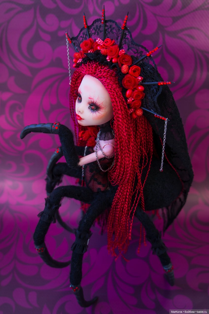 ООАК в смешанной технике. Арахна