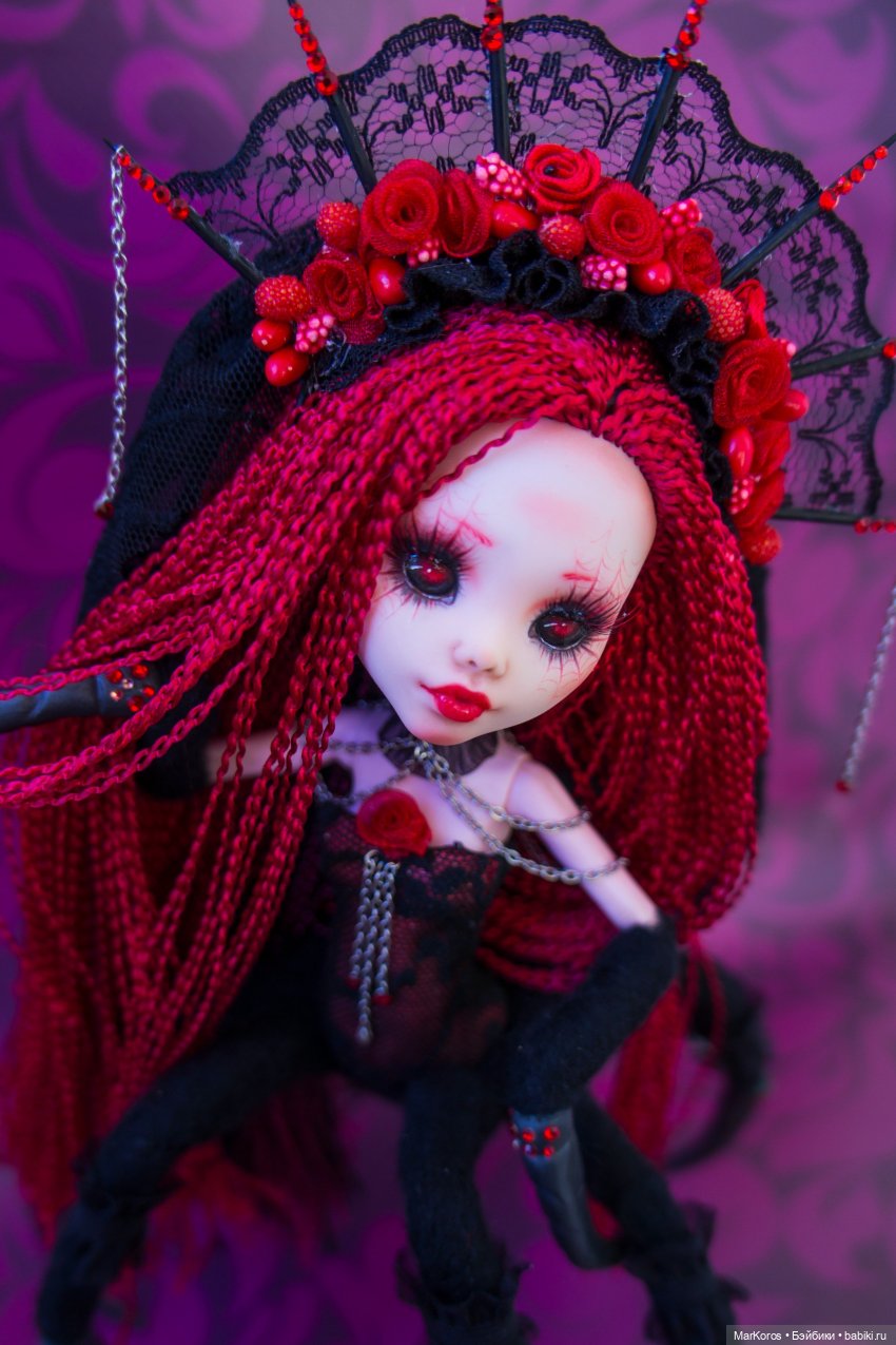 ООАК в смешанной технике. Арахна