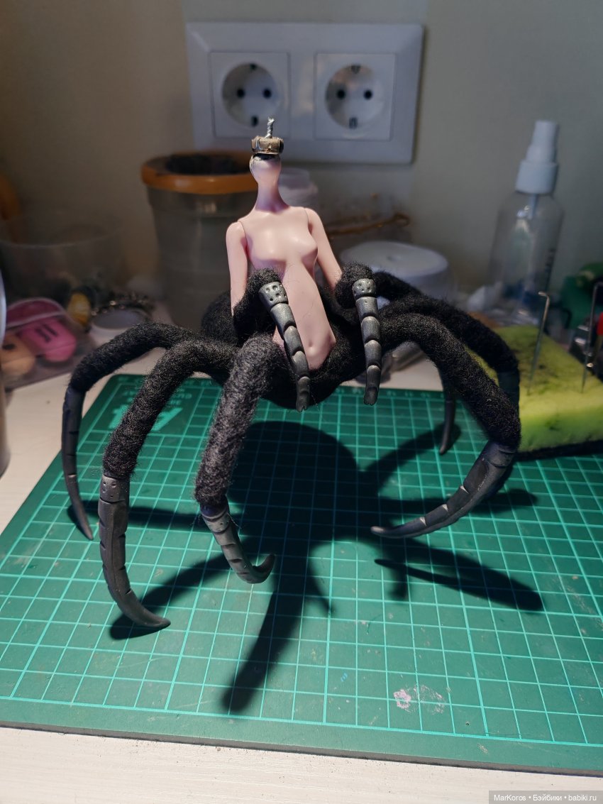 ООАК в смешанной технике. Арахна