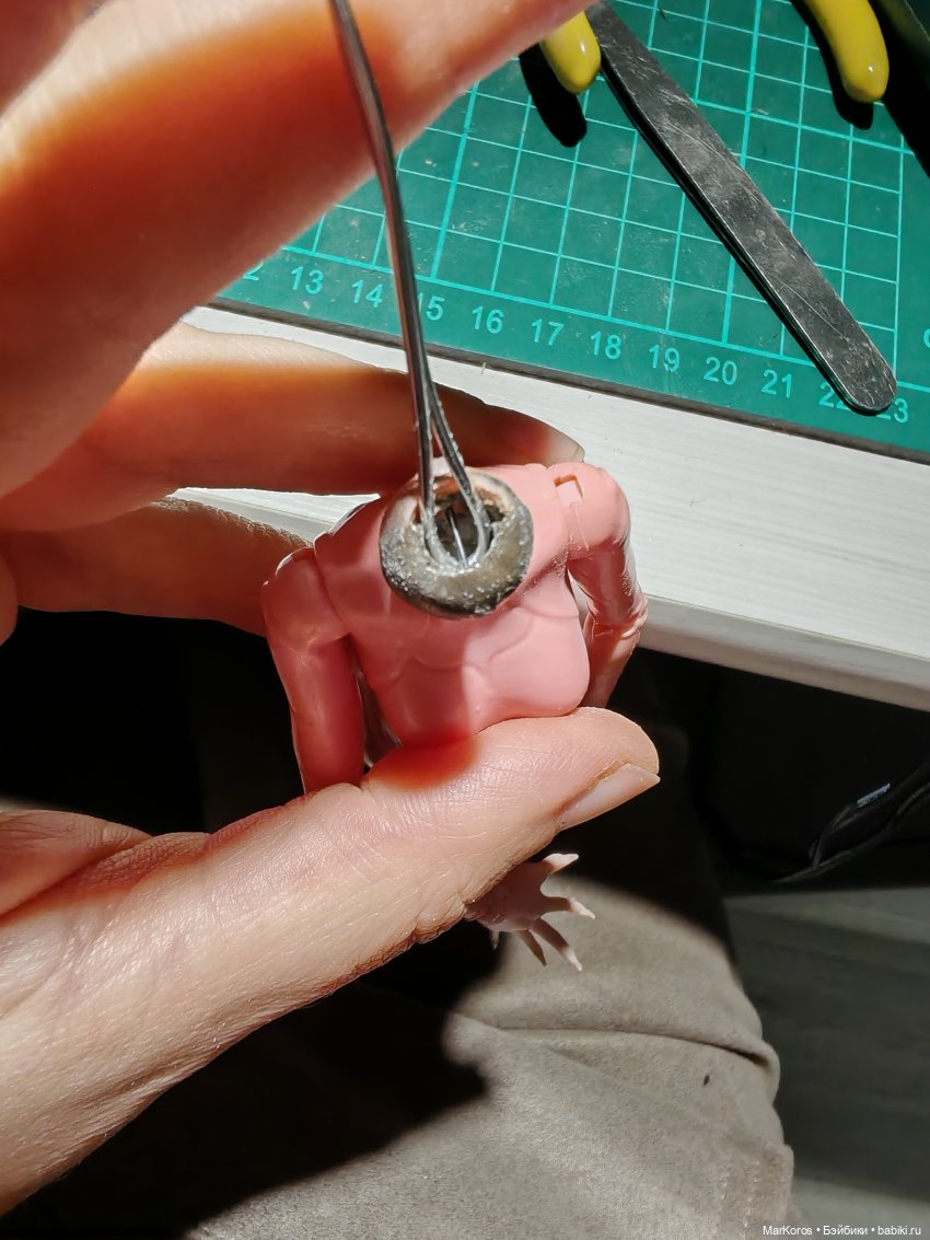 ООАК Джиджи Монстер Хай — Ремонт и реставрация кукол: тело (фото 8)