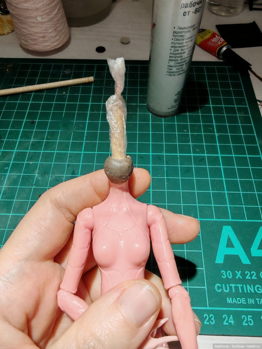 ООАК Джиджи Монстер Хай — Ремонт и реставрация кукол: тело (фото 4)