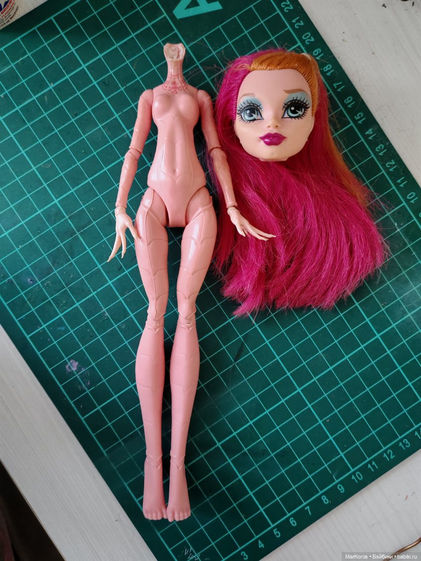 ООАК Джиджи Монстер Хай — Ремонт и реставрация кукол: тело