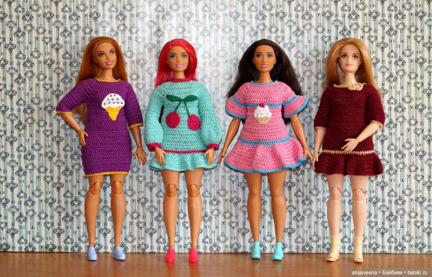 Alisavesna — Вязаная одежда и аутфиты для кукол
