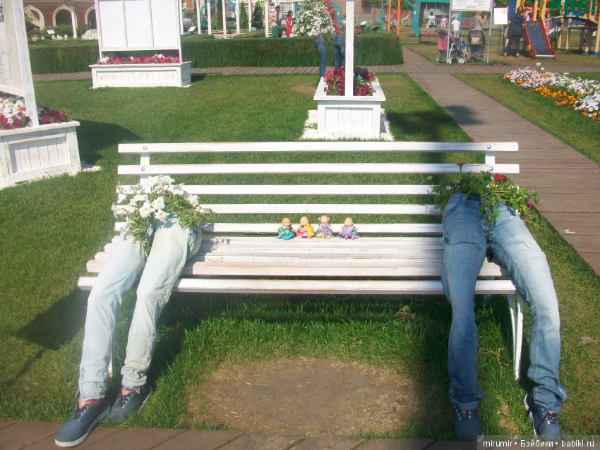 Как мы с кукляшками летом посещали цветочный фестиваль